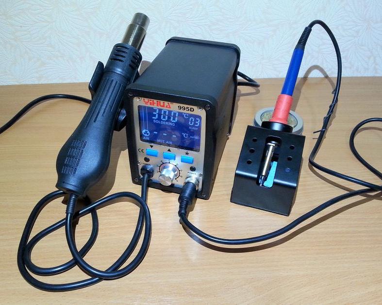 Компактная и функциональная паяльная станция YIHUA 995D